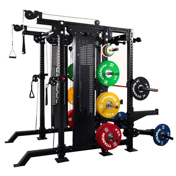 TITANIUM USA M90 MODULAR SERIES FUNCTIONAL TRAINER & SQUAT RACK