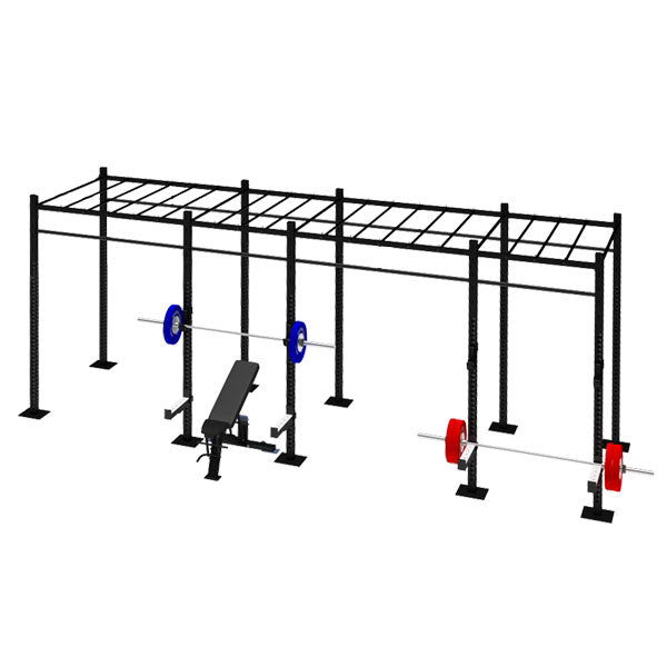 Titanium USA 4 Cell Free Standing Monkey Bar Rig Fs-Mbr4C – Commercial ...