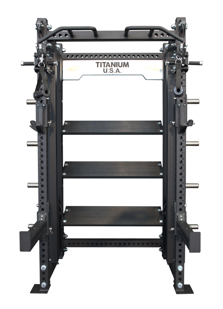 TITANIUM USA M70 MODULAR SERIES FUNCTIONAL TRAINER & SQUAT RACK ...