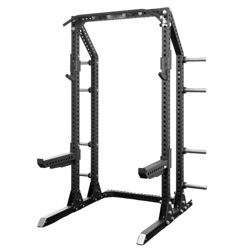 Transparent Squat Rack TITANIUM USA MH30 COMMERCIAL SQUAT RACK – Commercial Fitness Equipment