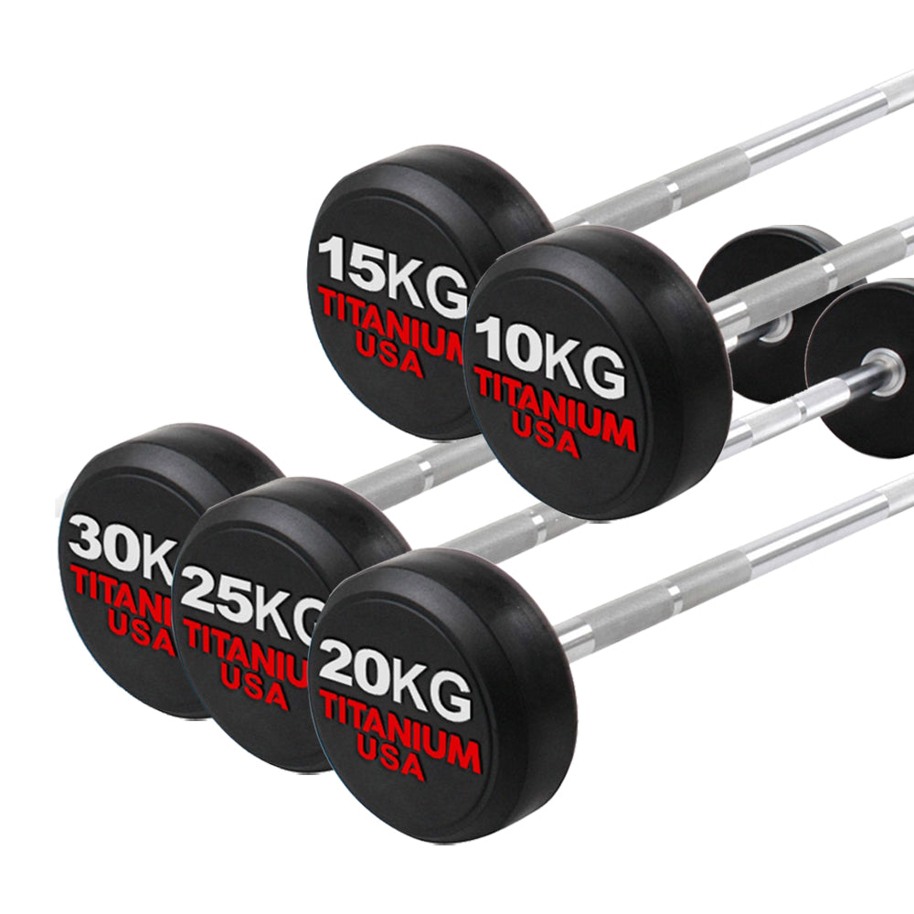 Barbell Straight Titan Fitness Fixed Barbell Bolt Fitness La