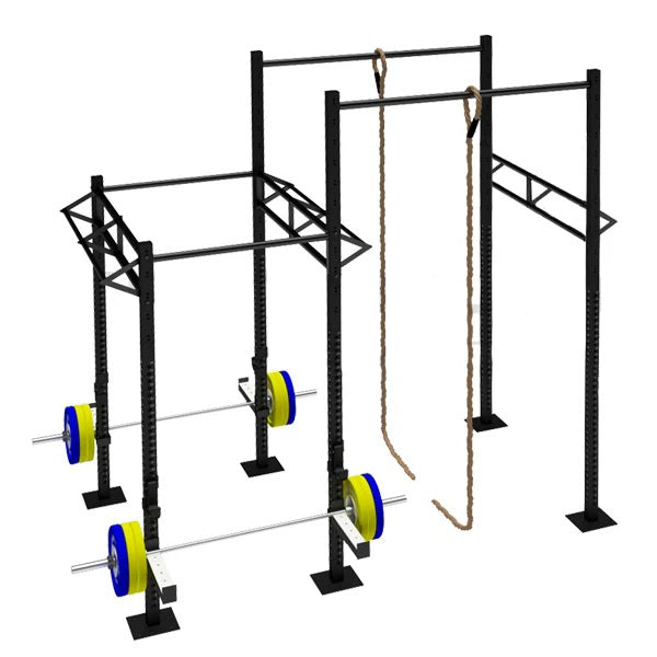 Gym Rig Extensions Titanium USA 2 Cell Rig With 3 Tri Bars & 2 Extensions Fs-2C3T2E ...