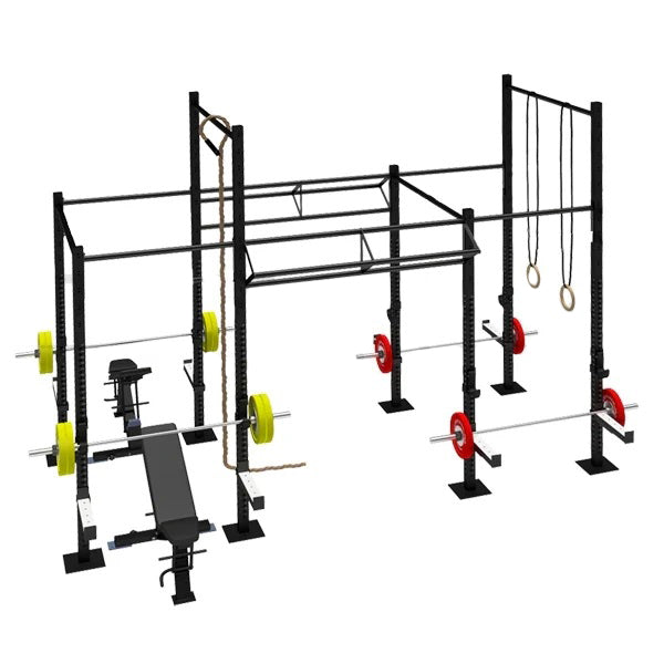Gym Rig Extensions Titanium USA 3 Cell Rig With 2 Tri Bars & 2 Extensions Fs-3C2T2E-1 ...