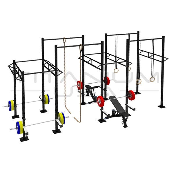 Titanium USA 4 Cell Rig With 5 Tri Bars & 4 Extensions Fs-4C5T4E-1 ...