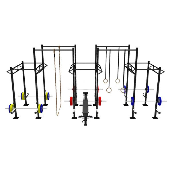 Gym Rig Extensions Titanium USA 5 Cell Rig With 6 Tri Bars & 4 Extensions Fs-5C6T4E ...
