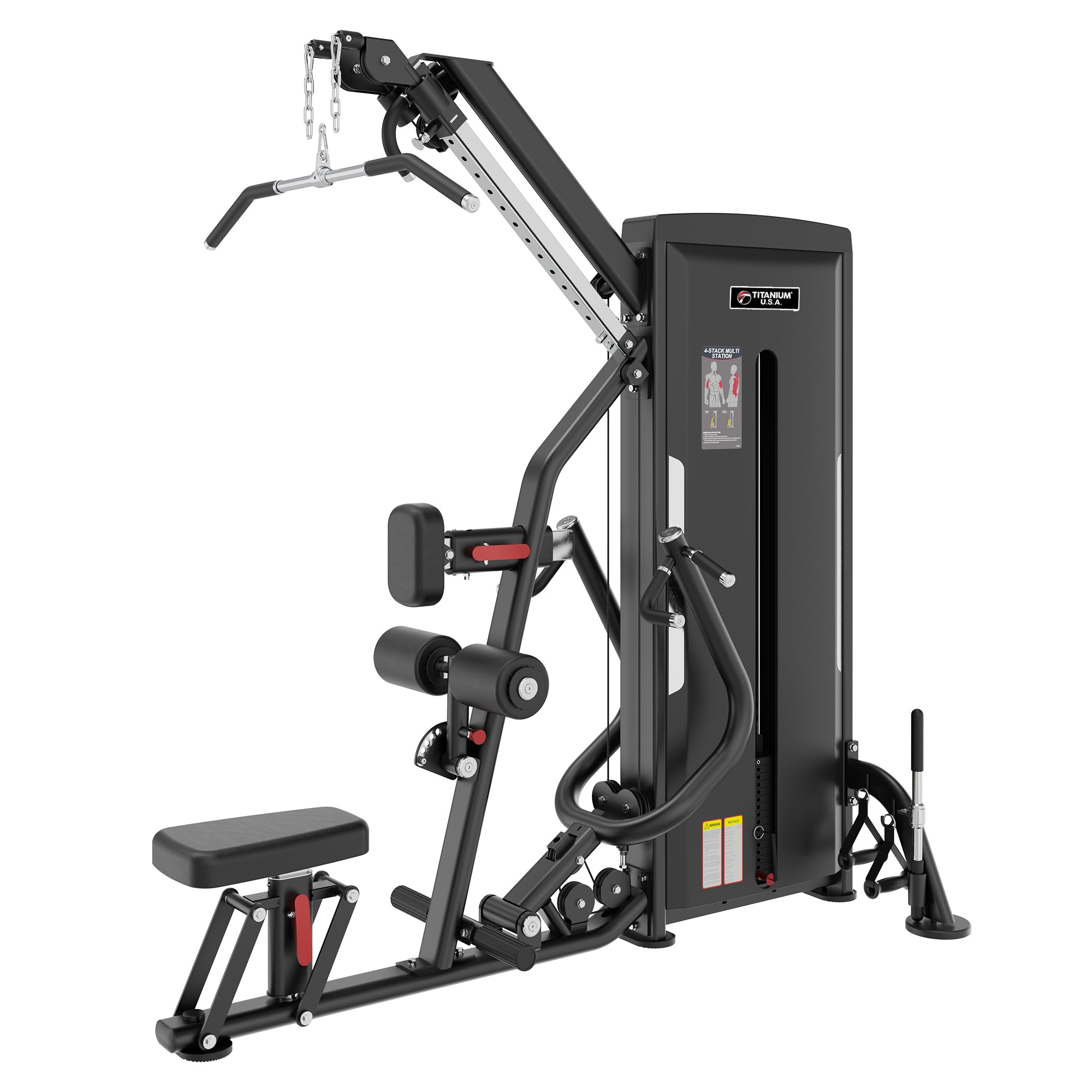 TITANIUM USA ARIZONA SERIES ADVANCED LAT PULLDOWN SEATED ROW