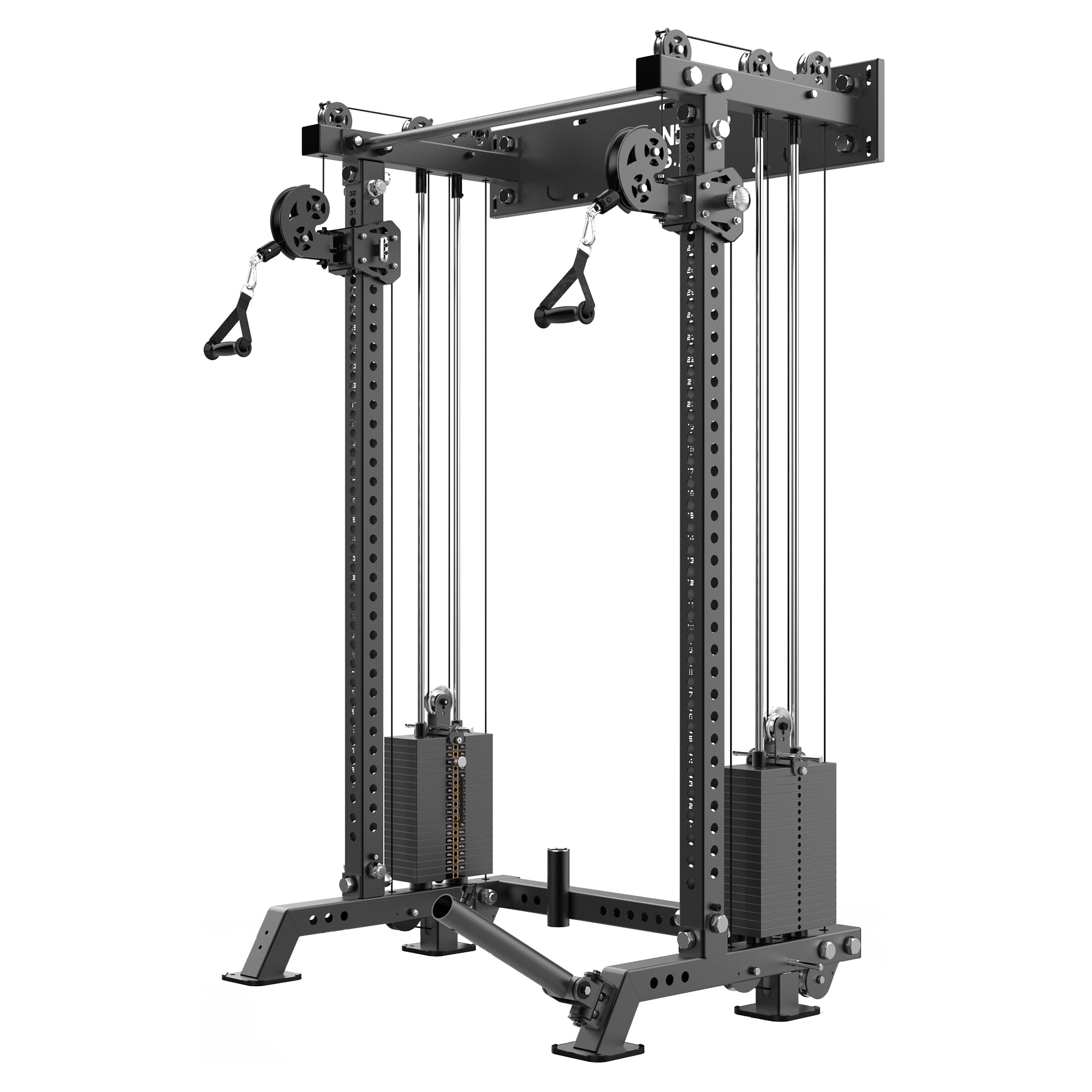 TITANIUM USA WALL MOUNTED FUNCTIONAL TRAINER SQUAT RACK – Commercial ...