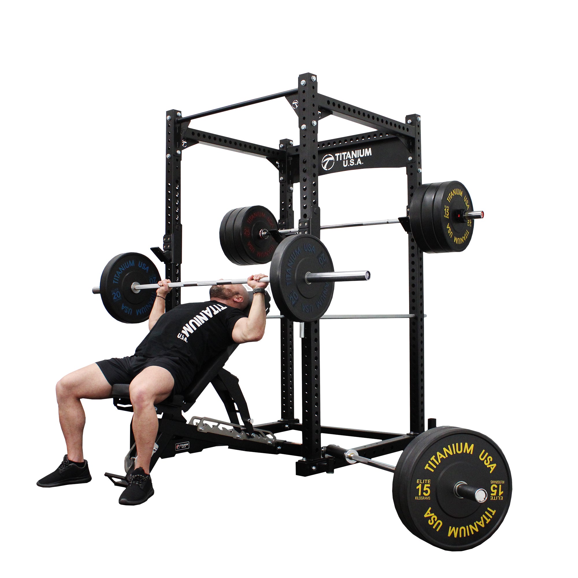 TITANIUM USA CS40 COMPETITION SERIES COMMERCIAL POWER RACK – Commercial ...