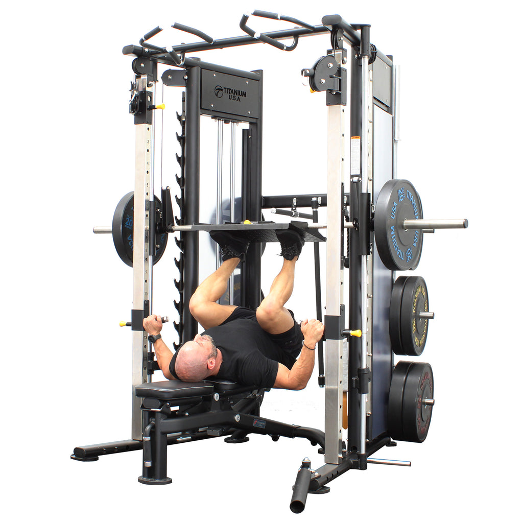 TITANIUM USA F90 PLATINUM SERIES FUNCTIONAL SMITH MACHINE – Commercial ...