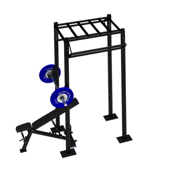 Bar Rig Equiment Titanium USA 1 Cell Free Standing Monkey Bar Rig With 2 Tri Bars Fs ...