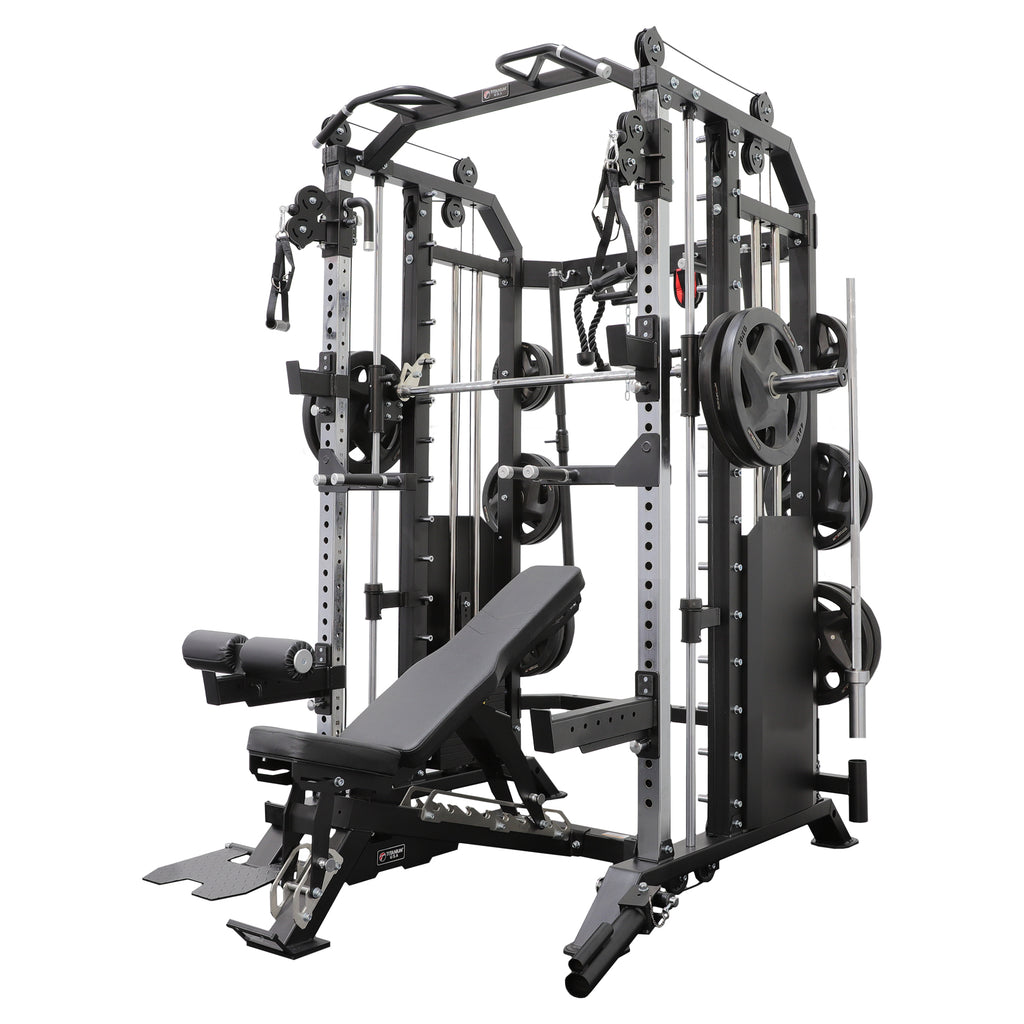 TITANIUM USA G40 GOLIATH FUNCTIONAL SMITH MACHINE WITH WEIGHT STACKS ...