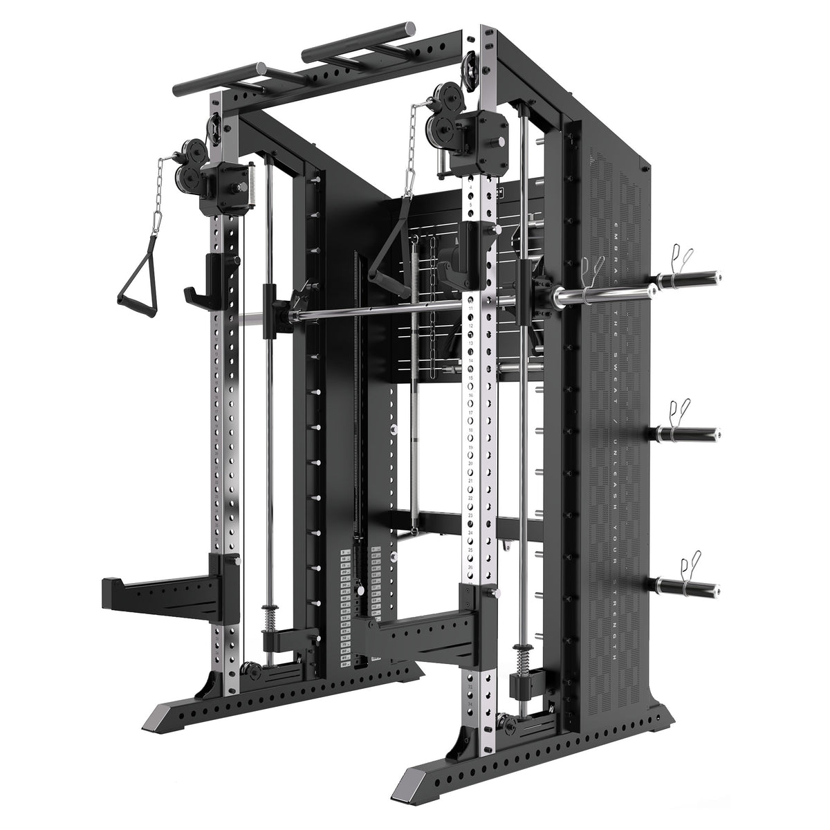 TITANIUM USA GM70 FUNCTIONAL SMITH MACHINE WITH WEIGHT STACKS ...