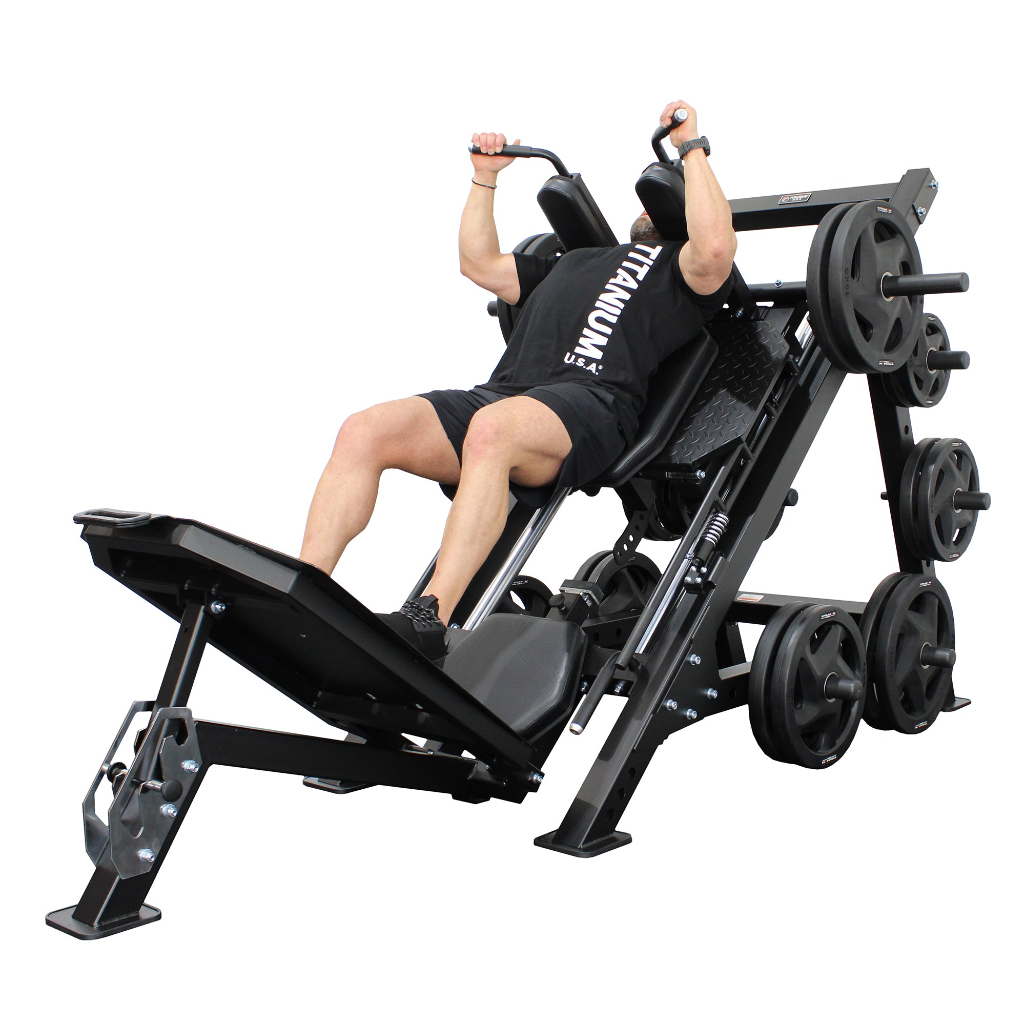 Hack Squat Leg Press Machine