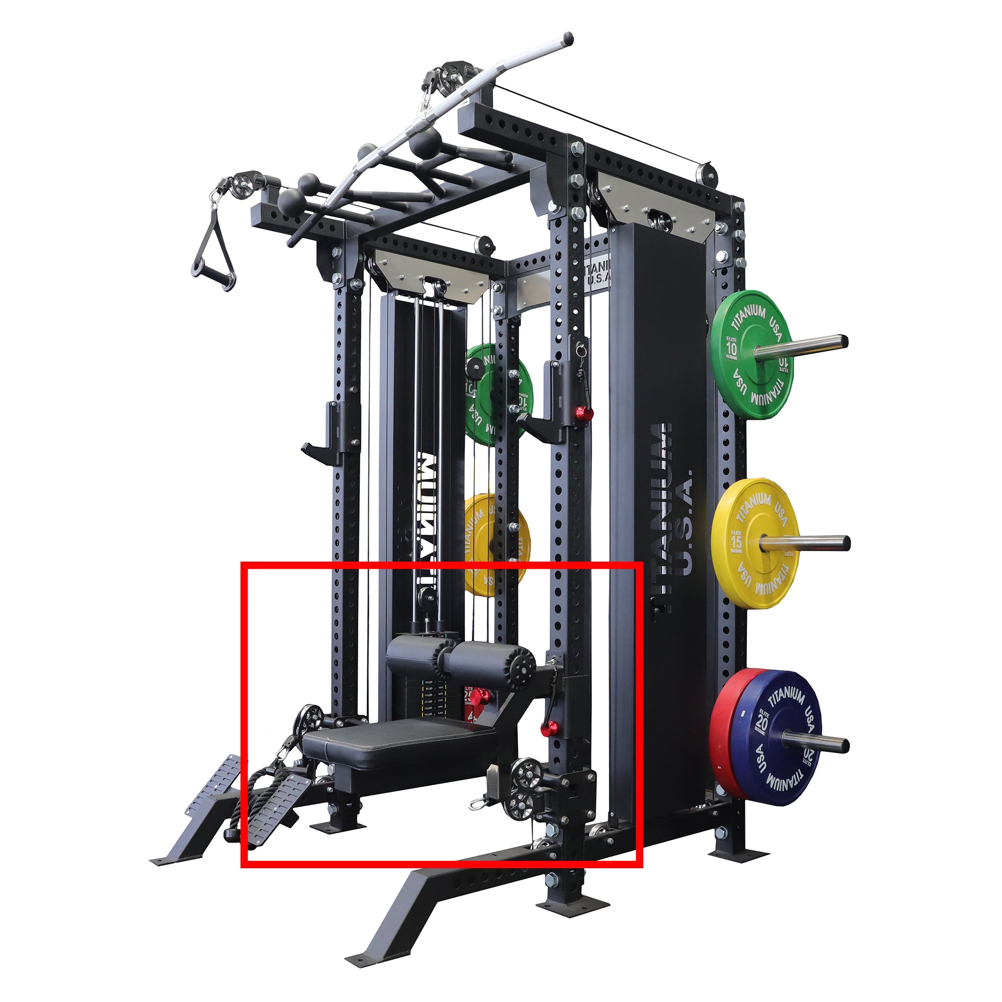 Powertec Power Rack With Lat Pulldown Powertec Lat Tower Accessory