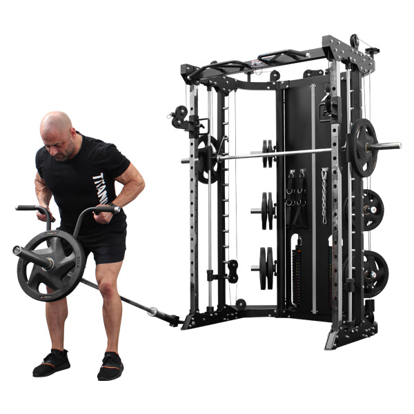 TITANIUM USA R100 FUNCTIONAL SMITH MACHINE WITH WEIGHT STACKS ...