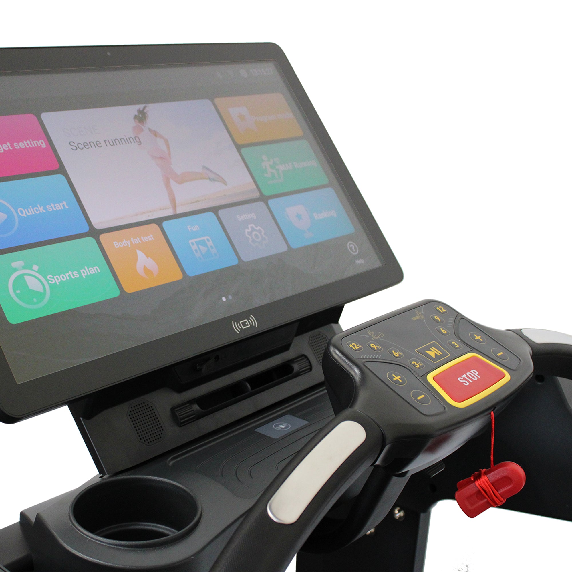Titanium Main Console TITANIUM USA RT8 SMART CONSOLE FULL COMMERCIAL TREADMILL – Commercial ...