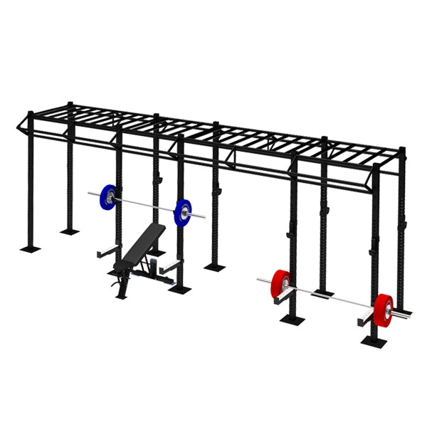 Bar Rig Equiment Titanium USA 4 Cell Free Standing Monkey Bar Rig With 8 Tri Bars Fs ...