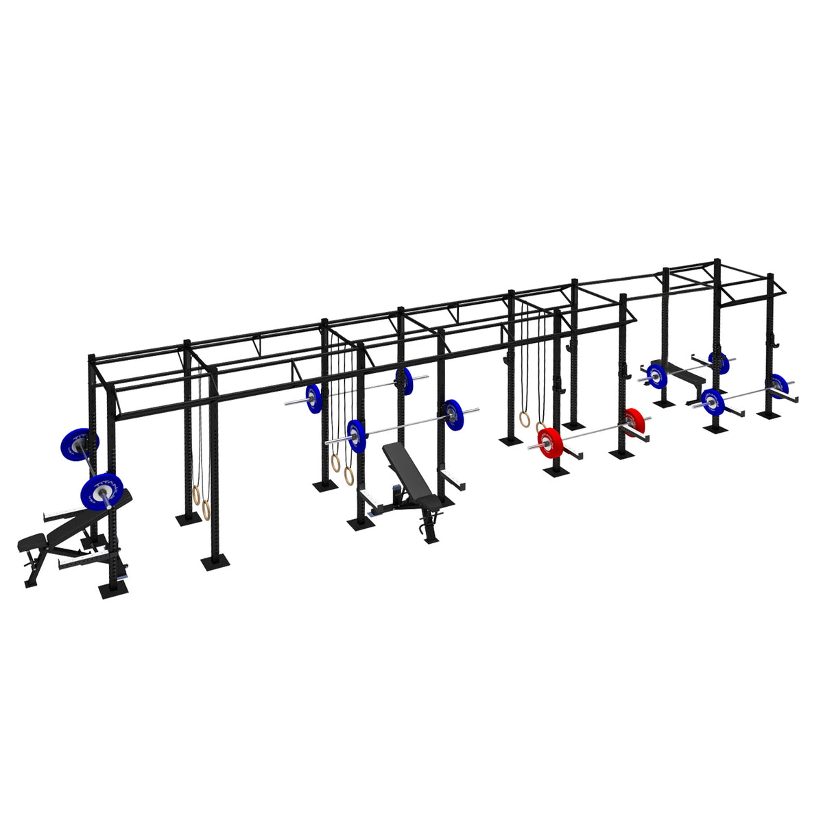 Titanium USA 7 Cell Narrow Rig With 12 Tri Bars Fs-Nr7C12T – Commercial ...