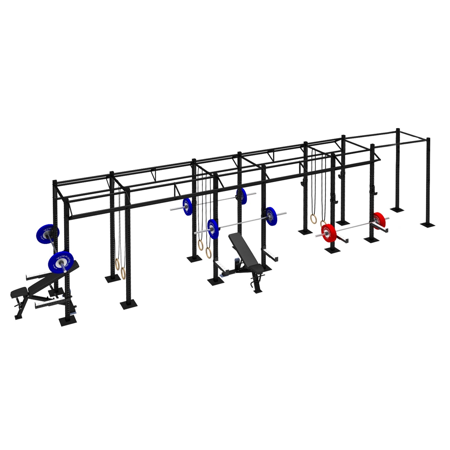 6 Cell Rig Model Titanium USA 6 Cell Narrow Rig With 10 Tri Bars Fs-Nr6C10T – Commercial ...