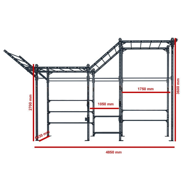 Quave Function Rig Competition Series 3 Cell Free Standing Wide Multi Function Rig With ...