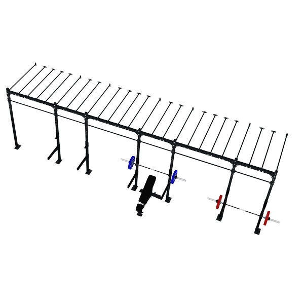 Bar Rig Equiment Competition Series 6 Cell Wall Mounted Monkey Bar Rig Cs-6Cwmmbr ...