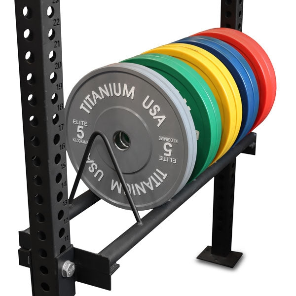 TITANIUM USA 175CM COMPETITION SERIES RIG BUMPER PLATE STORAGE SHELF ...