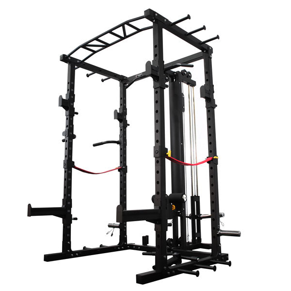 TITANIUM USA S30 POWER RACK WITH LAT PULLDOWN AND LOW ROW – Commercial ...