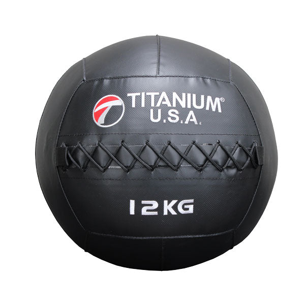 Wall Ball Doble Costura · · Negro · De 12 LB A 20 LB Wall Ball Doble Costura · · Negro · De 12 LB A 20 LB