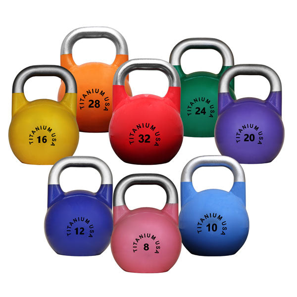 Competition Standard Kettlebell Gym Strength Training (8kg - 36kg  Kettlebells)